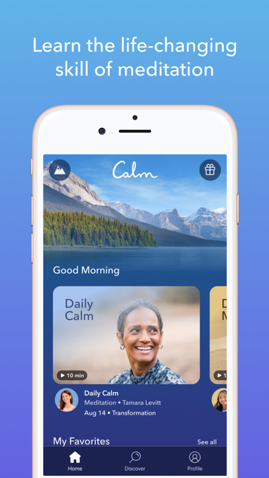 Calm app screenshot