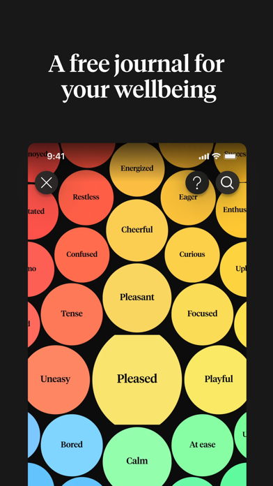 How We Feel app screenshot
