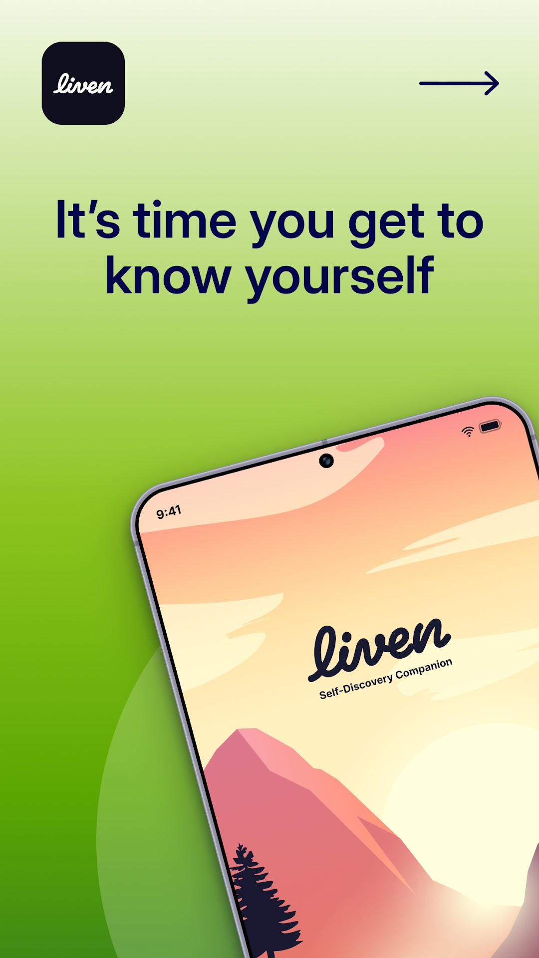 Liven app screenshot