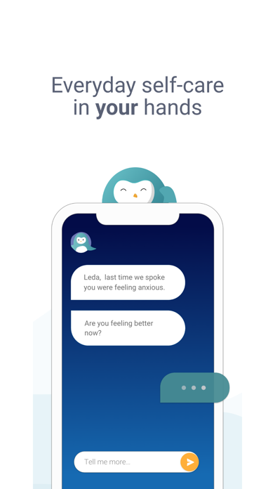Wysa app screenshot